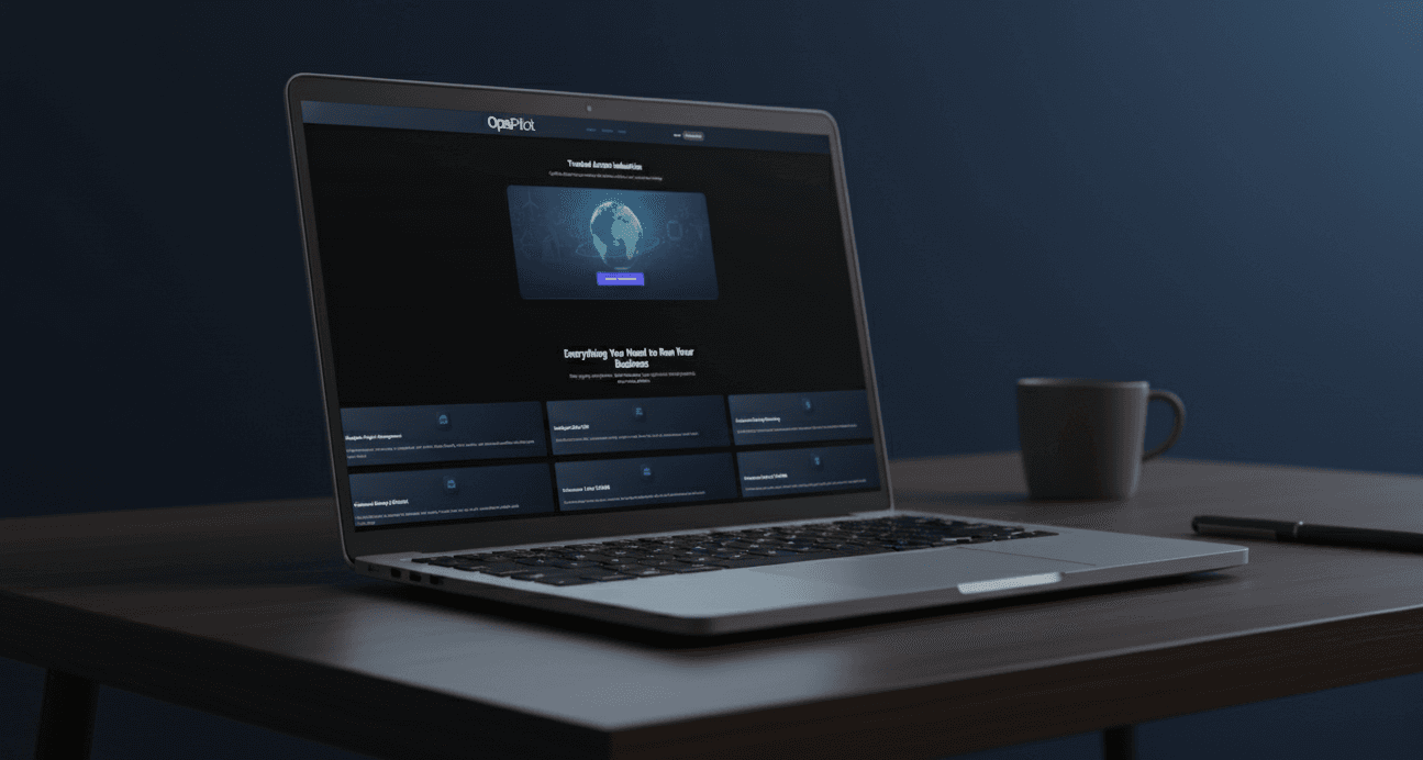 OpsPilot Dashboard - Complete business management platform